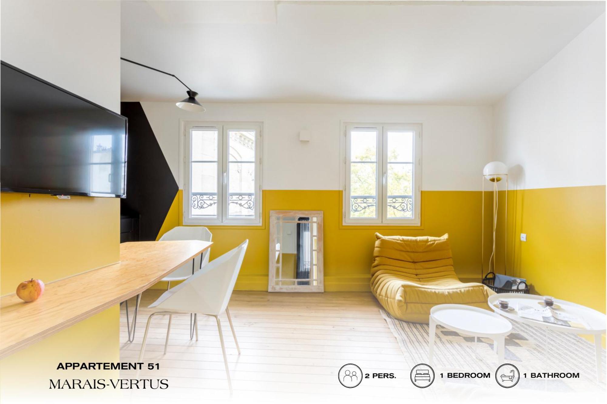 Beauquartier - Marais, Vertus Appartamento