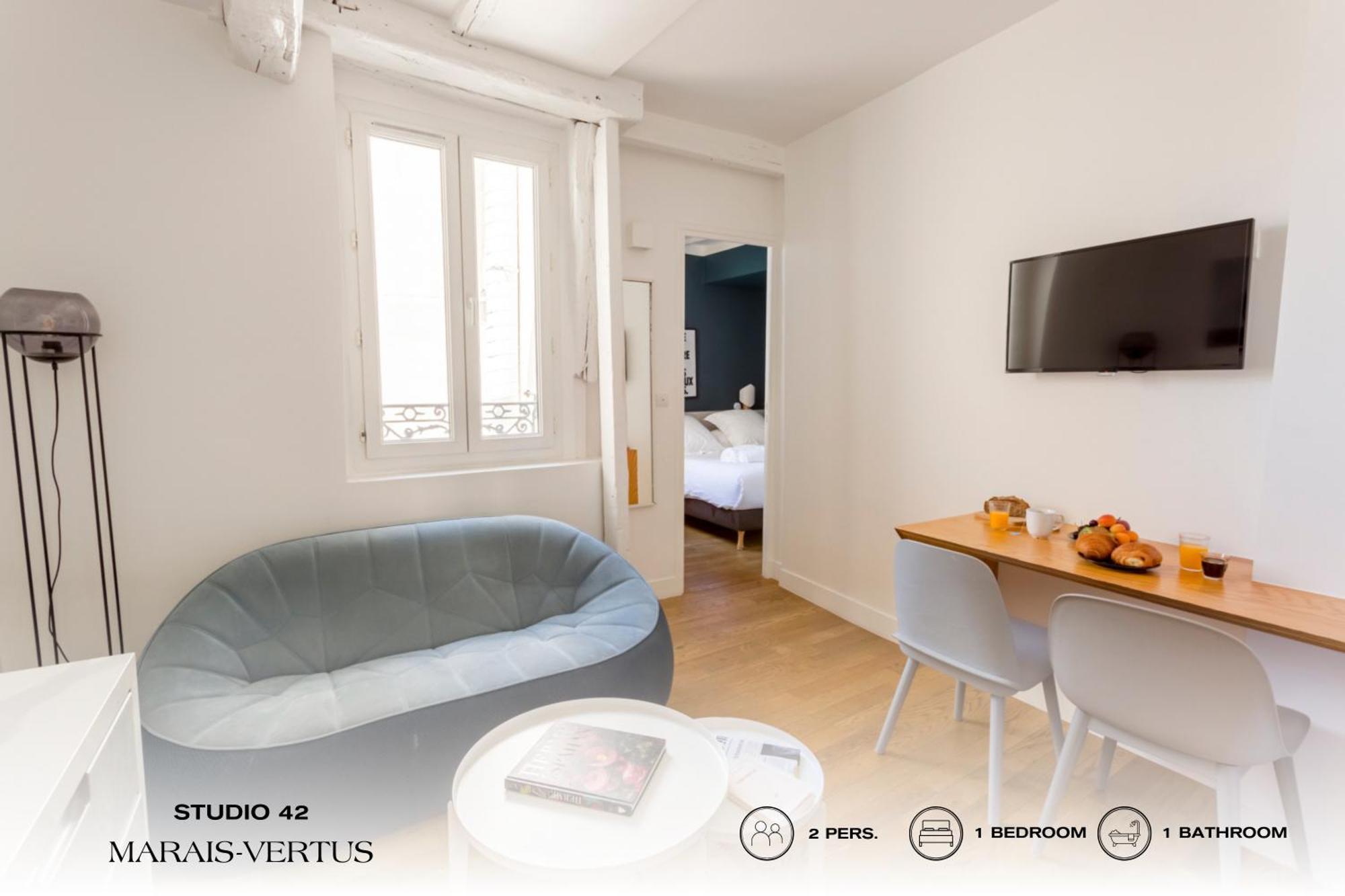 Apartment Beauquartier - Marais Vertus Paris