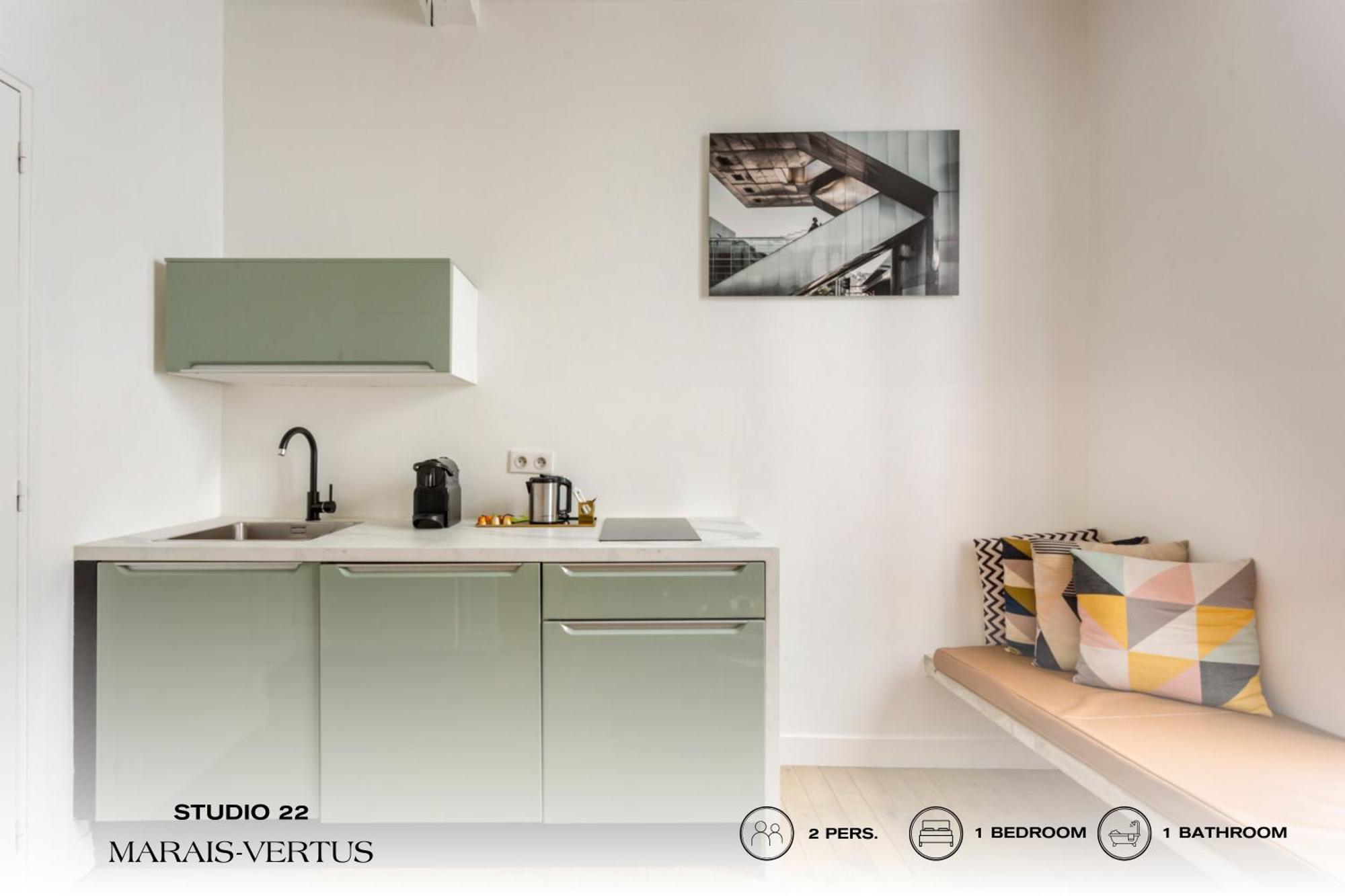 Apartment Beauquartier - Marais Vertus